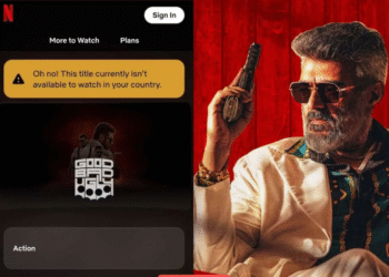 அஜித் நடித்த ‘குட் பேட் அக்லி’ திரைப்படம் நெட்ஃபிளிக்ஸில் நீக்கம்!