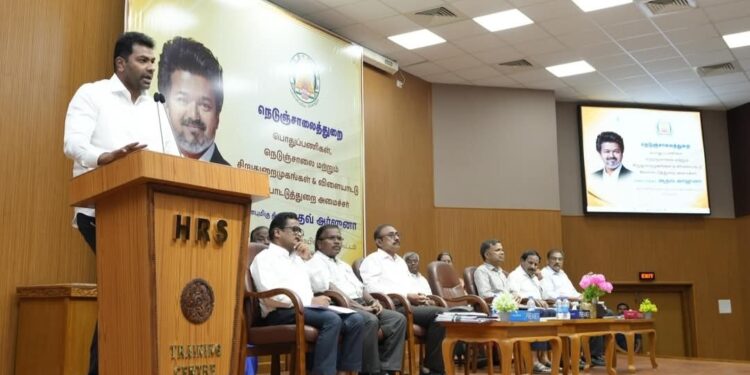 மிரட்டும் ஆதவ் அர்ஜூனா…! அலறும் நெடுஞ்சாலைத்துறை ஊழல்வாதிகள்!
