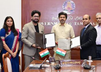 ரூ.15,037 கோடியில் மின்கல உற்பத்தி ஆலை – முதல்வர் விஜய் முன்னிலையில் ஒப்பந்தம்